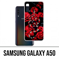 Coque Samsung Galaxy A50 - Gucci snake roses