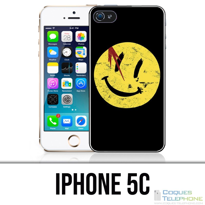 Coque iPhone 5C - Smiley Watchmen