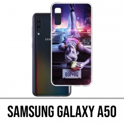 Samsung Galaxy A50 Case - Harley Quinn Raubvogel-Motorhaube