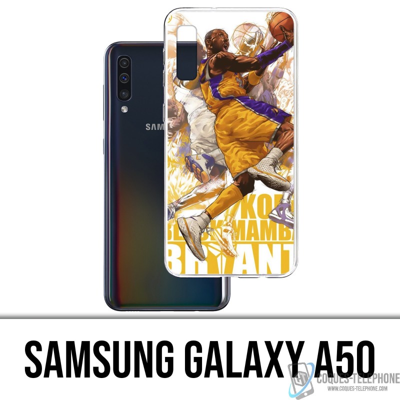 Samsung Galaxy A50 Custodia - Kobe Bryant Cartoon NBA