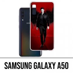 Samsung Galaxy A50 Case - Luzifer-Wandflügel