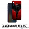 Coque Samsung Galaxy A50 - Lucifer ailes mur