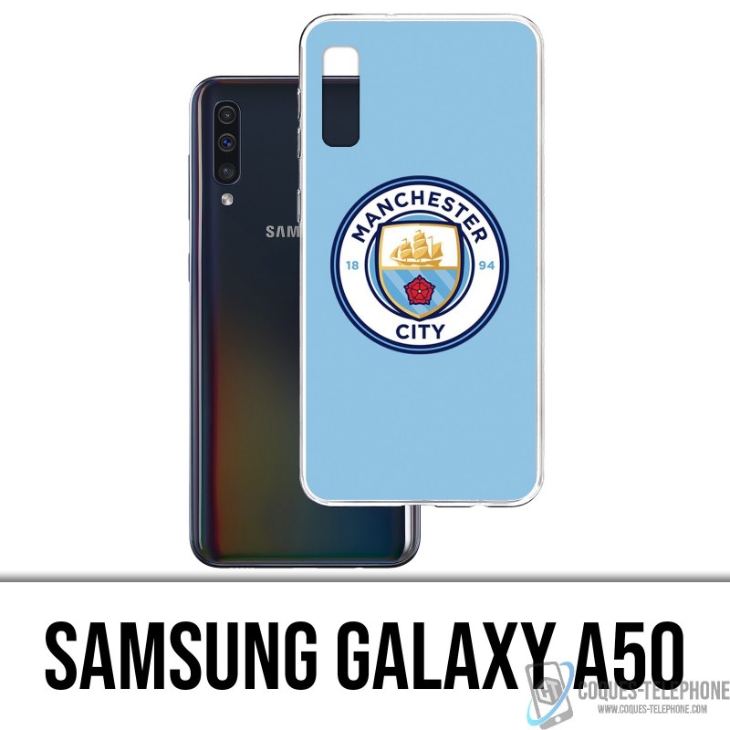 Coque Samsung Galaxy A50 - Manchester City Football