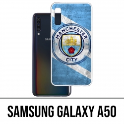 Samsung Galaxy A50 Case - Manchester Football Grunge