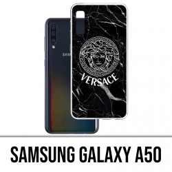 Coque Samsung Galaxy A50 - Versace marbre noir