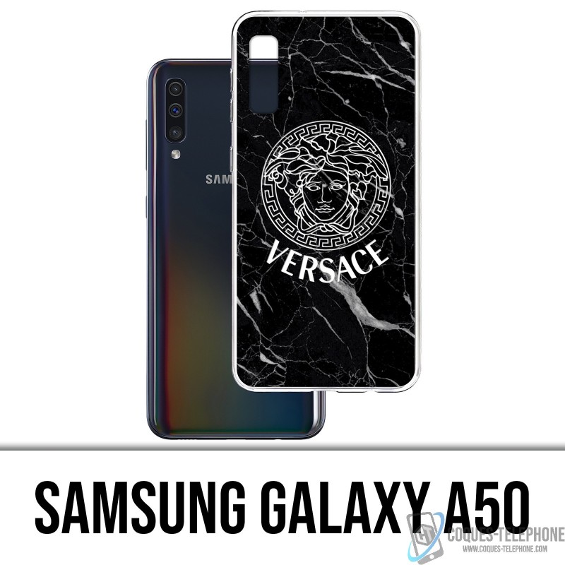 Samsung Galaxy A50 Funda - Versace Black Marble