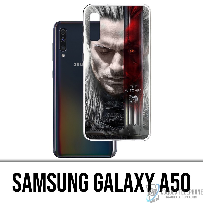Coque Samsung Galaxy A50 - Witcher lame épée