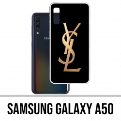 Coque Samsung Galaxy A50 - YSL Yves Saint Laurent Gold Logo