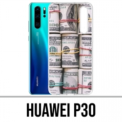 Coque Huawei P30 - Billets Dollars rouleaux