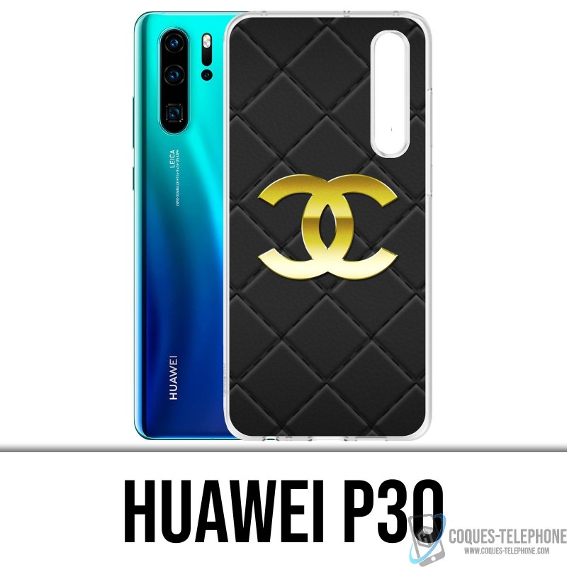 Huawei P30 Custodia - Logo in pelle Chanel