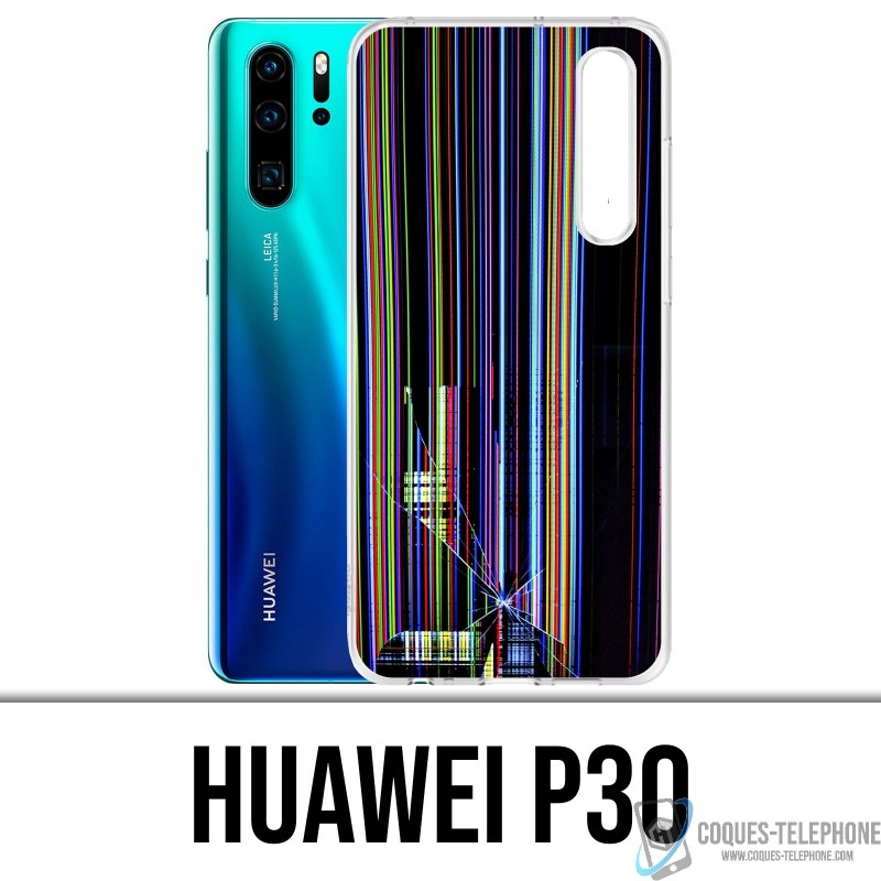Huawei P30 Case - Zerbrochener Bildschirm