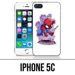 Custodia per iPhone 5C - Cartoon Spiderman