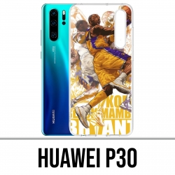 Coque Huawei P30 - Kobe Bryant Cartoon NBA