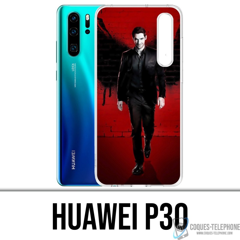 Funda Huawei P30 - Alas de pared de Lucifer