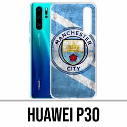 Coque Huawei P30 - Manchester Football Grunge