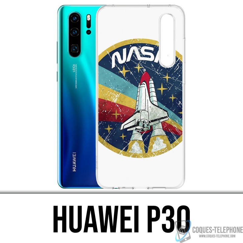Coque Huawei P30 - NASA badge fusée