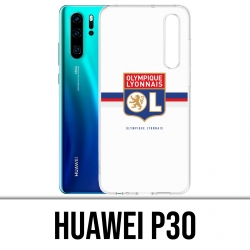 Coque Huawei P30 - OL Olympique Lyonnais logo bandeau
