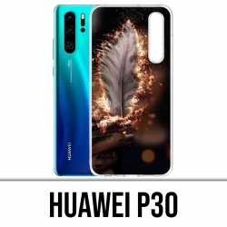 Coque Huawei P30 - Plume feu