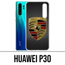 Huawei P30 Case - Porsche Carbon Logo