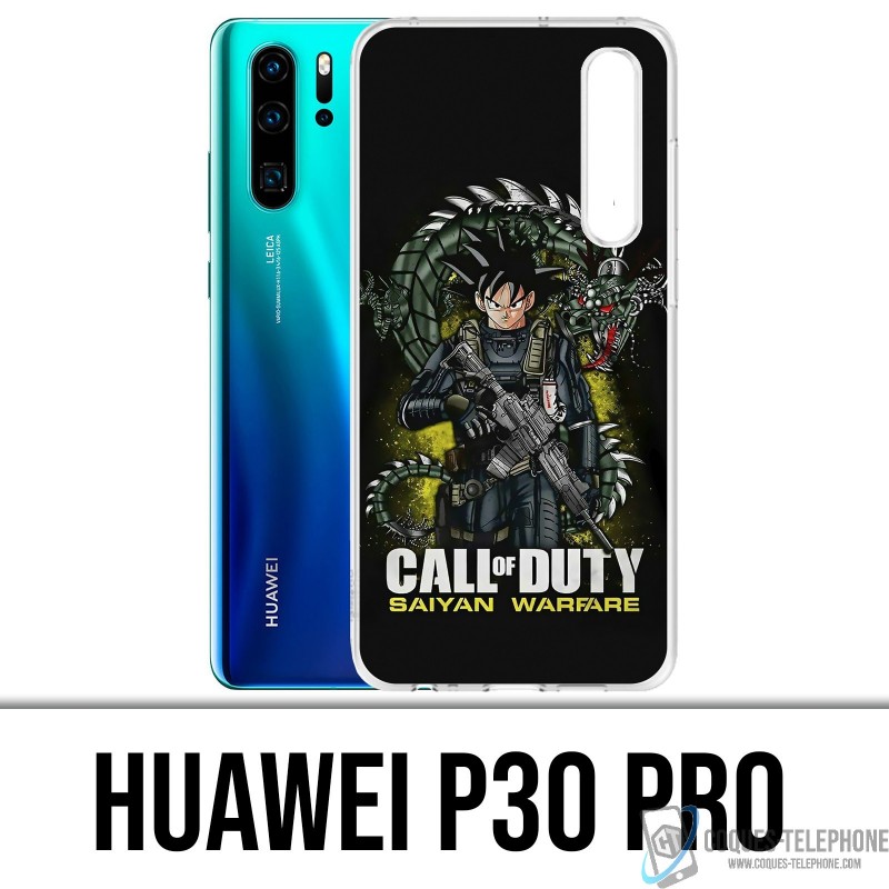 Huawei P30 PRO Hülle - Aufruf zur Dienstausübung x Dragon Ball Saiyan Warfare