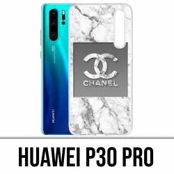 Funda Huawei P30 PRO - Mármol Blanco Chanel