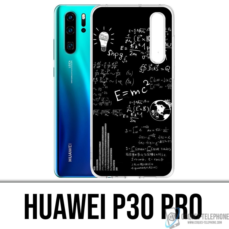 Huawei P30 PRO Case - E equals MC 2 blackboard