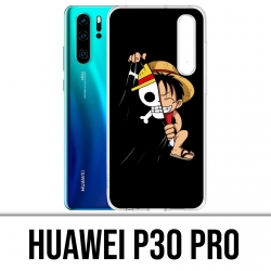 Coque Huawei P30 PRO - One Piece baby Luffy Drapeau