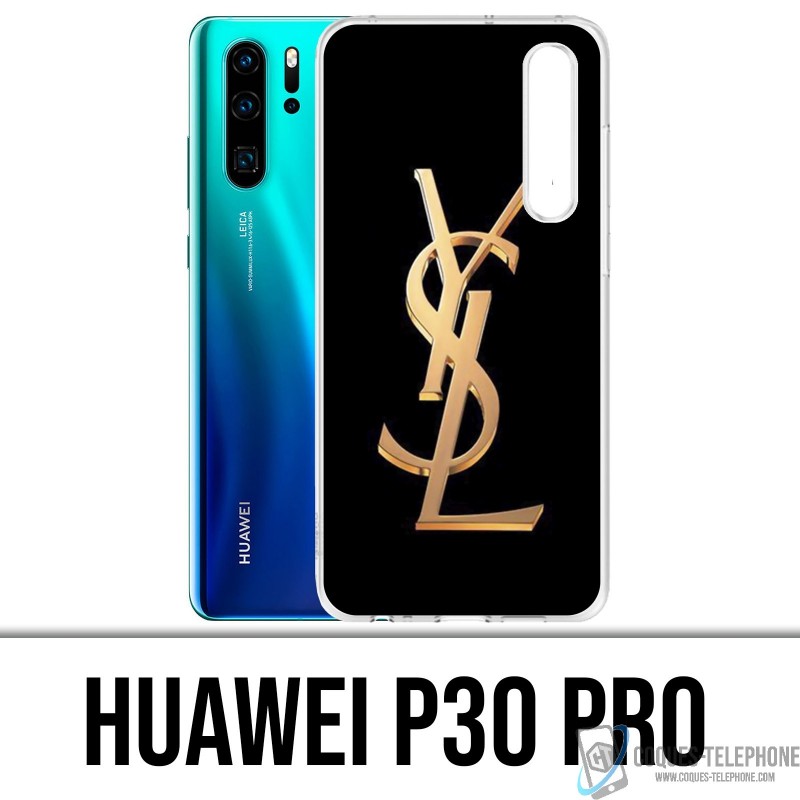 Case Huawei P30 PRO - YSL Yves Saint Laurent Gold Logo