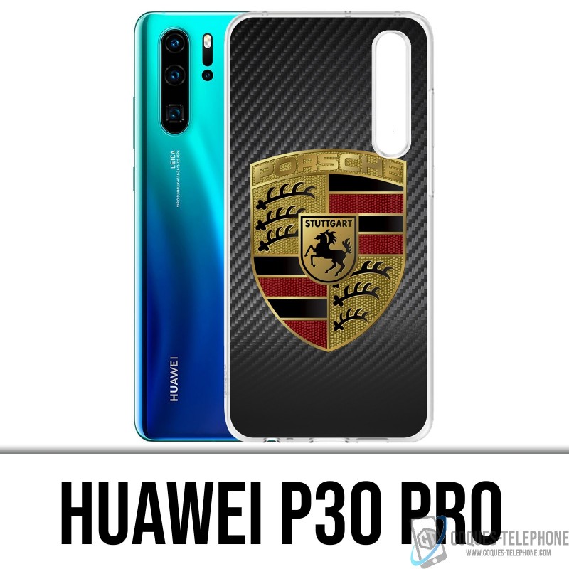 Huawei P30 PRO Case - Porsche Carbon Logo