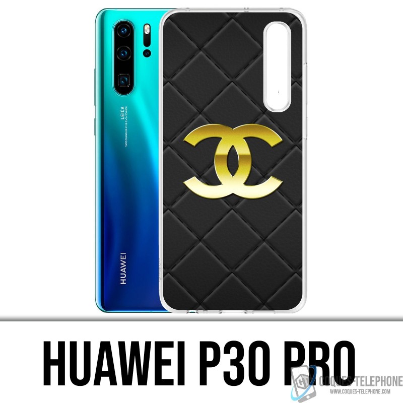 Funda Huawei P30 PRO - Logotipo de cuero de Chanel