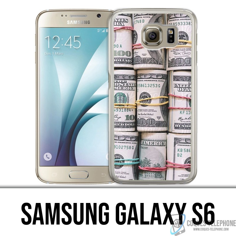 Case Samsung Galaxy S6 - Dollars Tickets - Roll Tickets