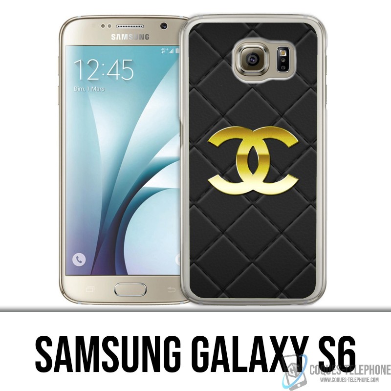 Samsung Galaxy S6 Case - Chanel Leather Logo