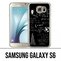 Coque Samsung Galaxy S6 - E égale MC 2 tableau noir