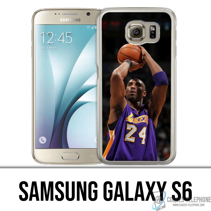 Coque Samsung Galaxy S6 - Kobe Bryant tir panier Basketball NBA