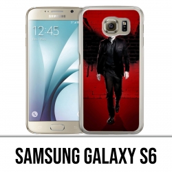 Coque Samsung Galaxy S6 - Lucifer ailes mur