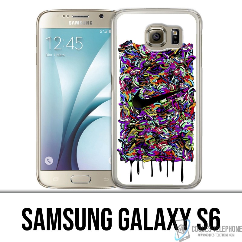 Coque Samsung Galaxy S6 - Nike Sneakers Art