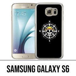 Coque Samsung Galaxy S6 - One Piece logo boussole