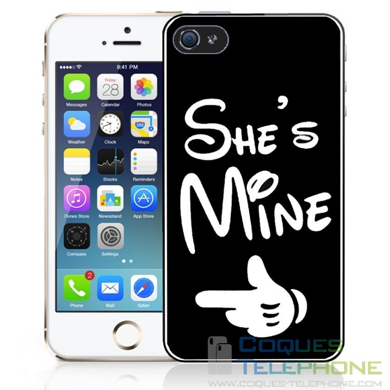 Coque téléphone Mickey - She's Mine