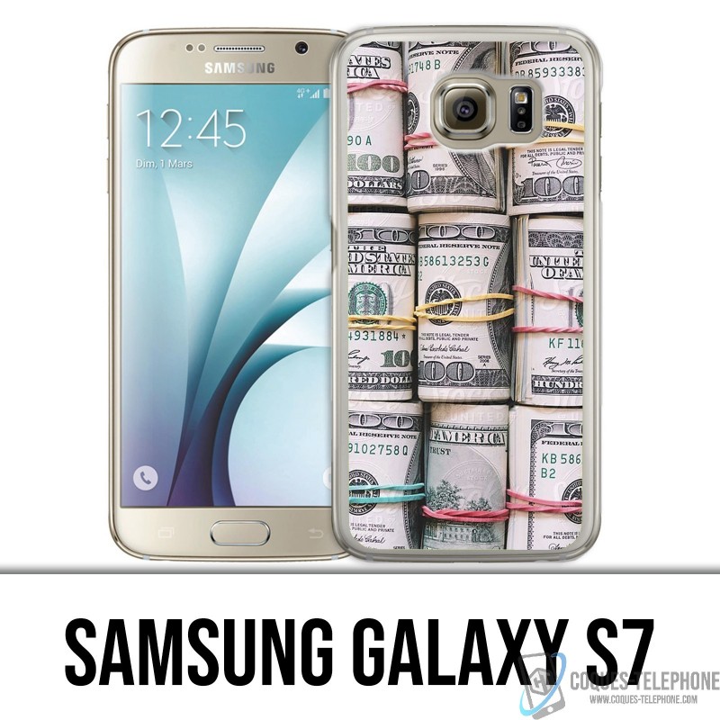 Funda Samsung Galaxy S7 - Rollos de billetes de dólar