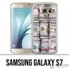 Coque Samsung Galaxy S7 - Billets Dollars rouleaux