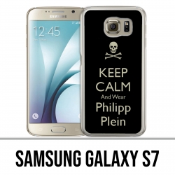 Funda Samsung Galaxy S7 - Mantenga la calma Philipp Plein