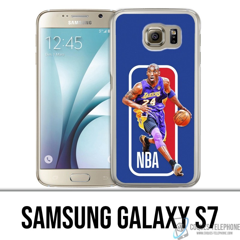 Samsung Galaxy S7 Funda - Logotipo de la NBA de Kobe Bryant