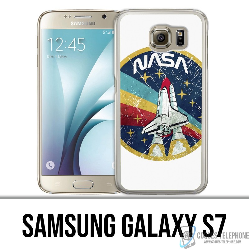 Samsung Galaxy S7 Case - NASA rocket badge