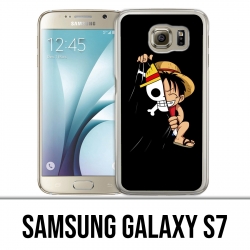 Cover Samsung Galaxy S7 - One Piece baby Luffy Flag