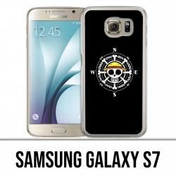 Samsung Galaxy S7 Custodia - Logo della bussola in un pezzo unico