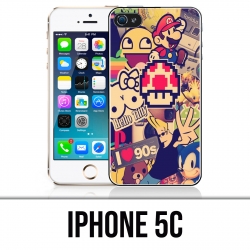Funda iPhone 5C - Vintage 90S Stickers