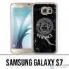 Coque Samsung Galaxy S7 - Versace marbre noir