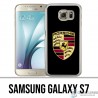 Coque Samsung Galaxy S7 - Porsche Logo Noir