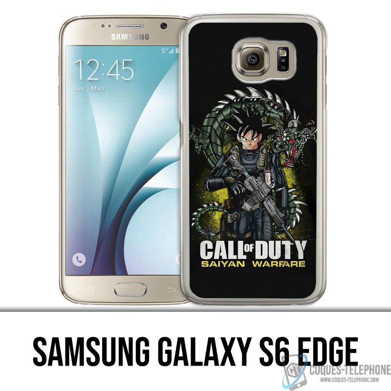 Coque Samsung Galaxy S6 edge - Call of Duty x Dragon Ball Saiyan Warfare
