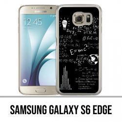Coque Samsung Galaxy S6 edge - E égale MC 2 tableau noir